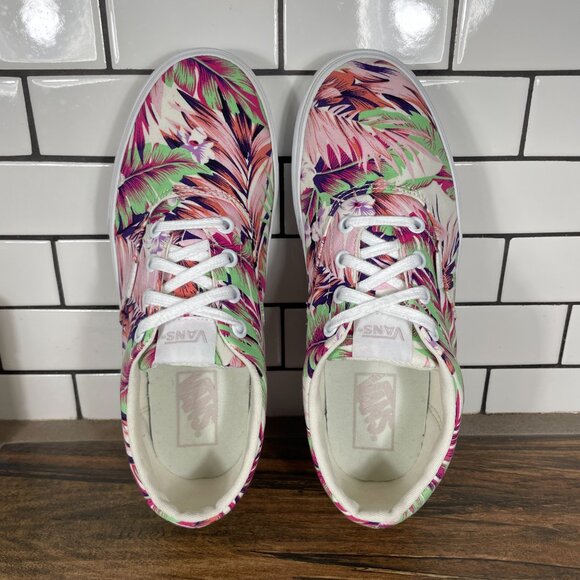 Vans Doheny Platform Womens Size 8 Shoes Paradise Floral Lace Up Skate Sneaker - Picture 6 of 12